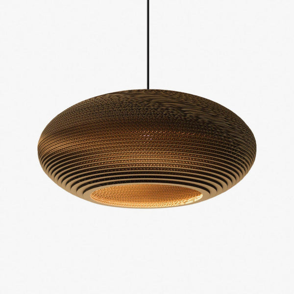 Beau Monde Graypants Scraplights Disc 24 Pendant Lamp - Natural