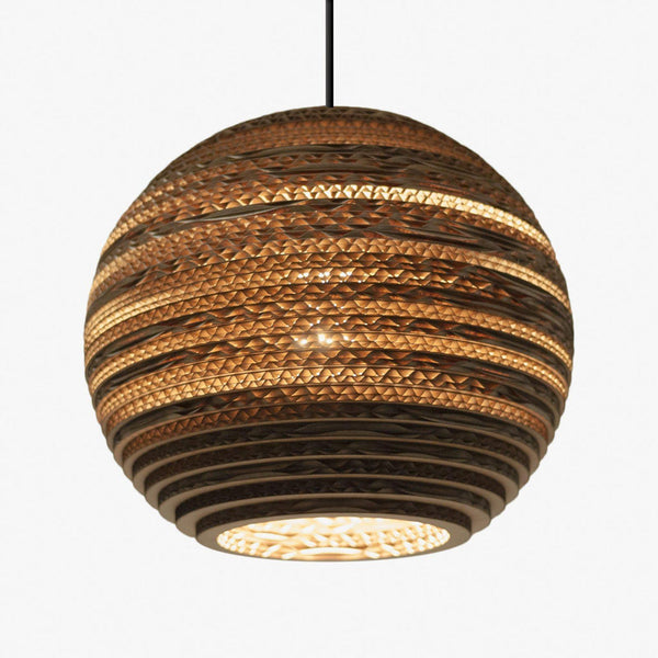 beau monde Graypants Scraplights Moon 10 Pendant Lamp - Natural