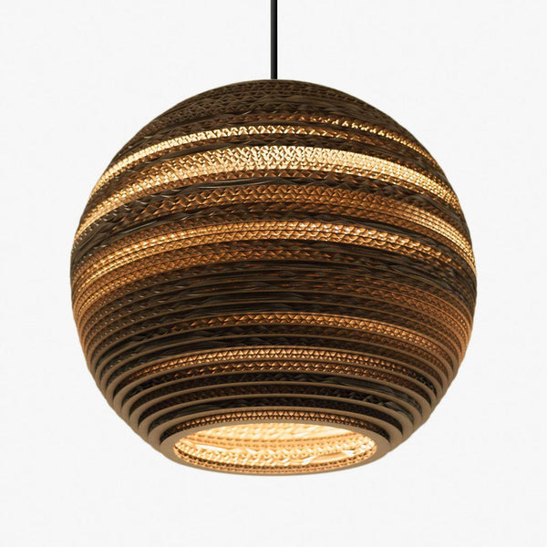 Beau Monde Graypants Scraplights Moon 14 Pendant Lamp - Natural