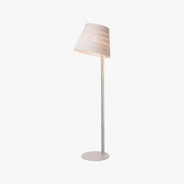 beau monde Graypants Scraplights Tilt Floor Lamp - White