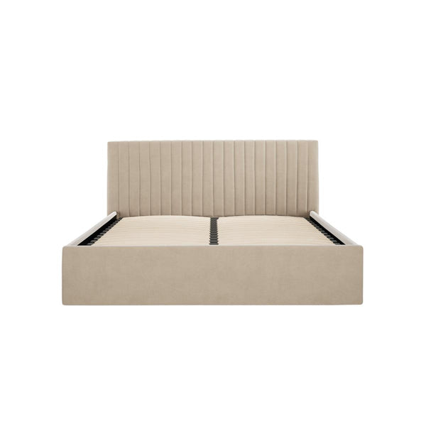 Beau Monde HO+ME Berkeley Ottoman Double Bed In Beige
