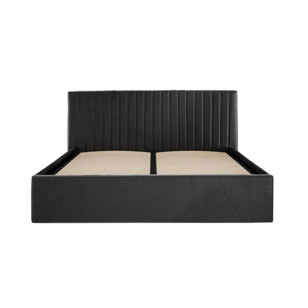 beau monde HO+ME Berkeley Ottoman Double Bed In Black