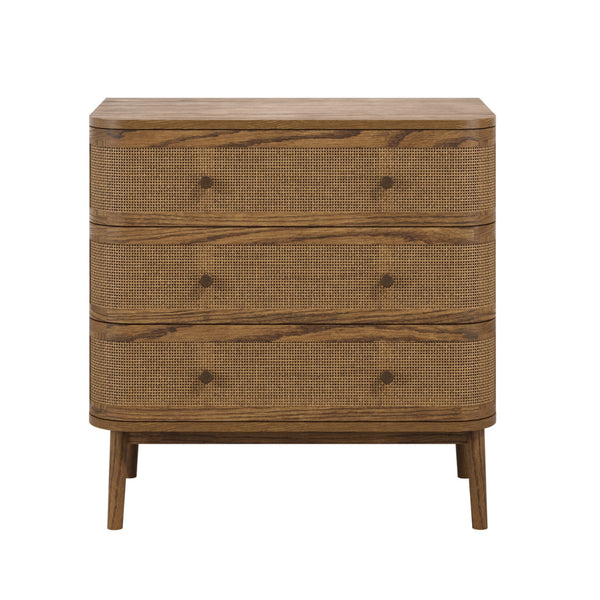 Beau Monde HO+ME Callie Chest Of Drawers In Smoked Wood