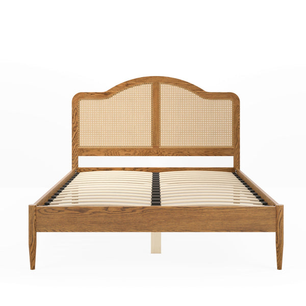 Beau Monde HO+ME Florian King Size Bed In Smoked Wood