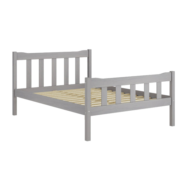 beau monde HO+ME Havana King Size Bed In Washed Grey