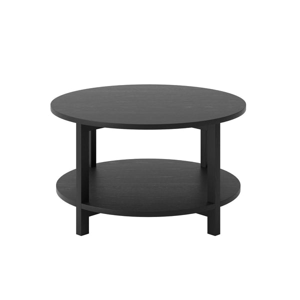 beau monde HO+ME Westfield Round Black Coffee Table