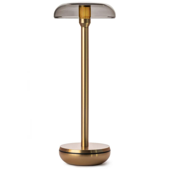 beau monde Humble Air Rechargeable Table Light - Gold / Smoked