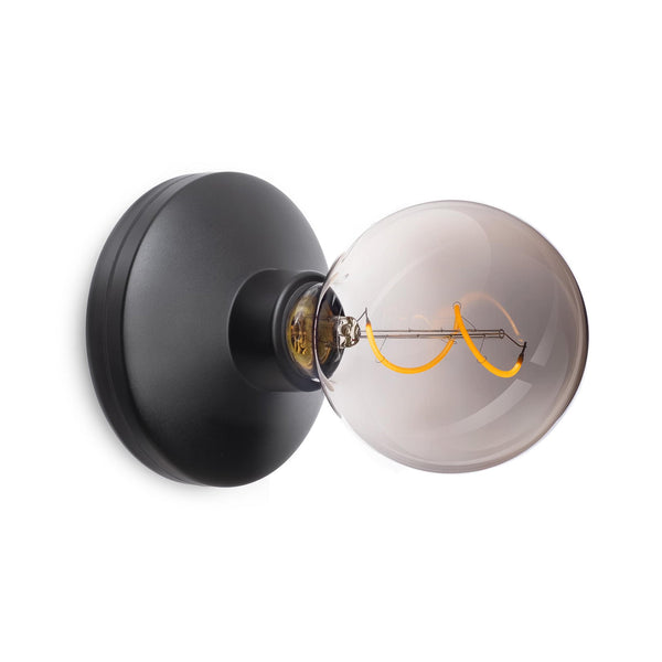 Beau Monde Humble Bee Rechargeable Wall Light - Smoked Black