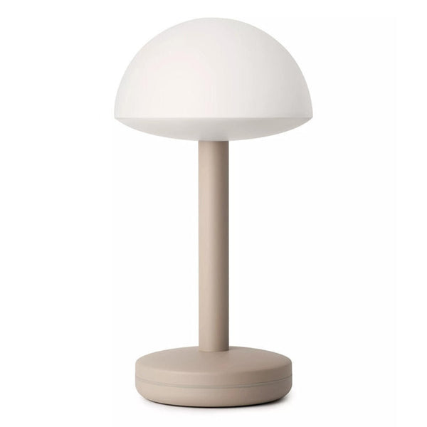 Beau Monde Humble Bug Rechargeable Table Light - Beige Frosted