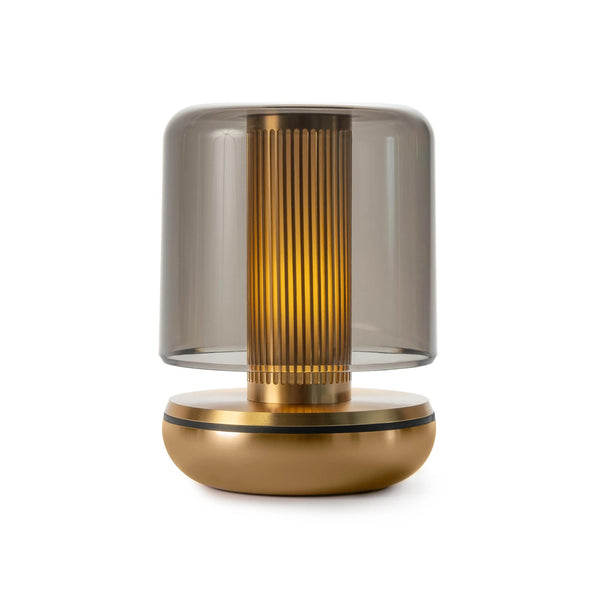 beau monde Humble Firefly Rechargeable Table Light Smoked/Gold