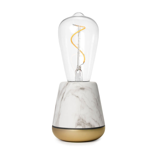 beau monde Humble One Rechargeable Table Light White Marble