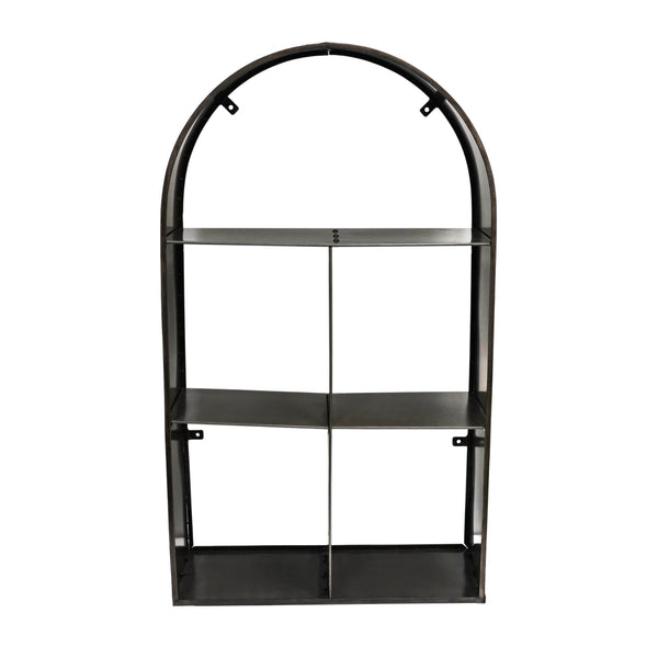 beau monde Ivyline Archway Sculptural Log Storage Natural Black