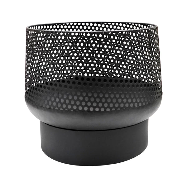 Beau Monde Ivyline Buttermere Basket Outdoor Fire Pit In Black