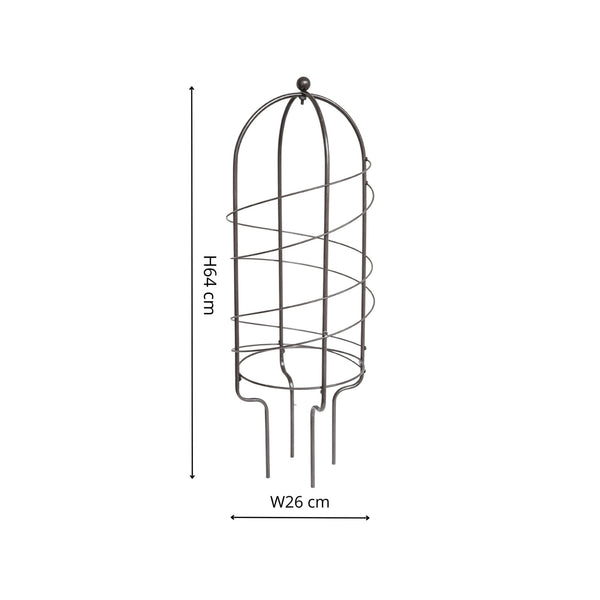 beau monde Ivyline Climbing Plant Metal Obelisk Pot Support