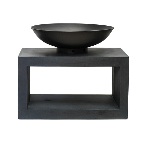 Beau Monde Ivyline Fire Pit And Rectangle Console Table