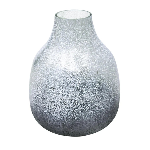 Beau Monde Ivyline Handmade Verre Round Frosted Glass Vase