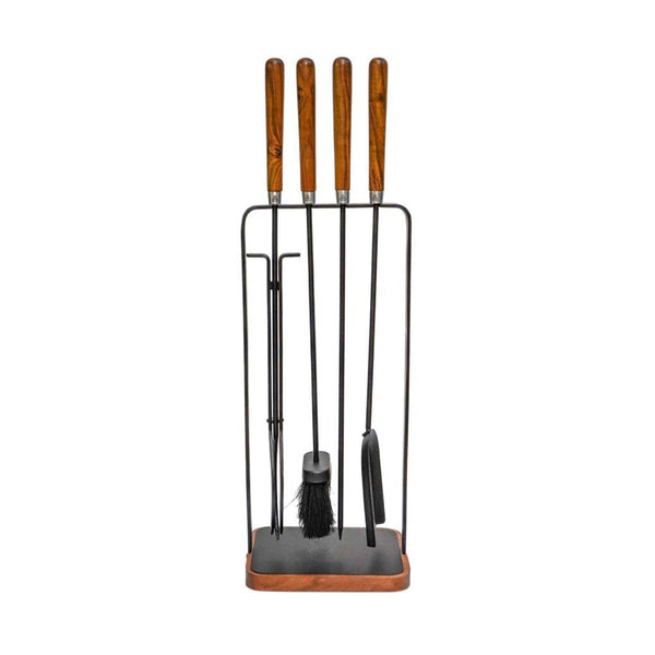 Beau Monde Ivyline Wooden Handle Square Companion Set