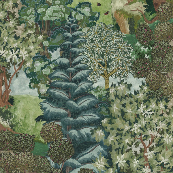 Beau Monde Josephine Munsey Miserden Trees Wallpaper