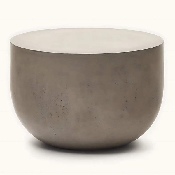 beau monde Kave Home Garbet Cement Coffee Table 60 cm