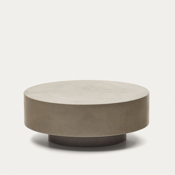 Beau Monde Kave Home Garbet Cement Coffee Table 80cm