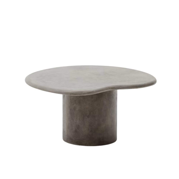 beau monde Kave Home Macarella Cement Coffee Table – 83 x 77 cm