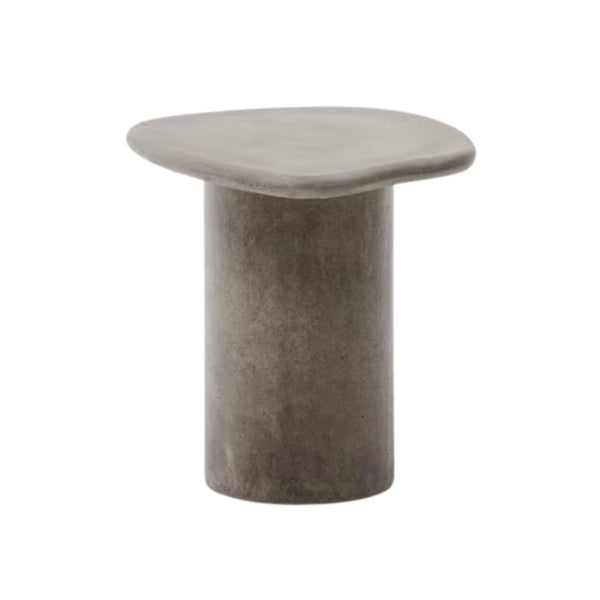 Beau Monde Kave Home Macarella Cement Side Table – 48 X 47 Cm