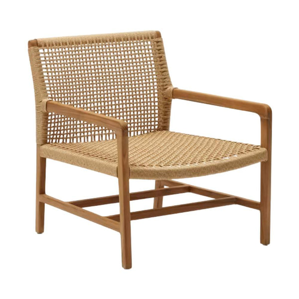 Beau Monde Kave Home Sabolla Armchair In Solid Teak