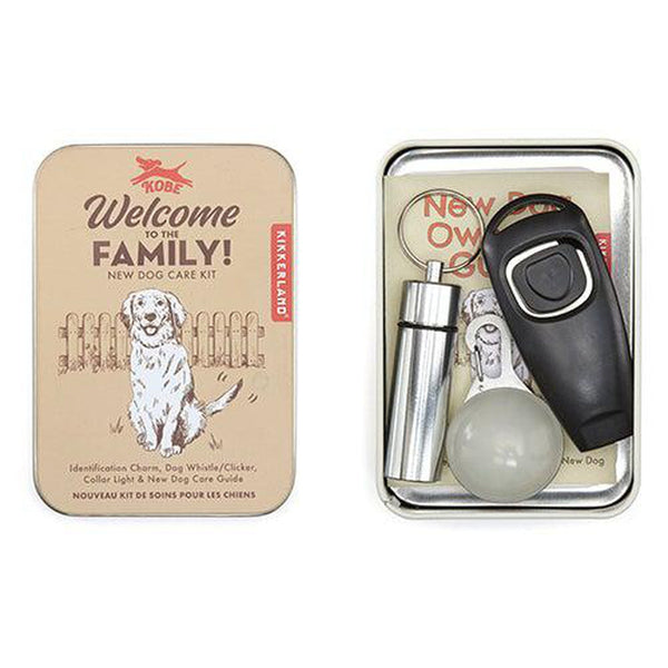 beau monde Kikkerland Welcome To The Family Dog Kit