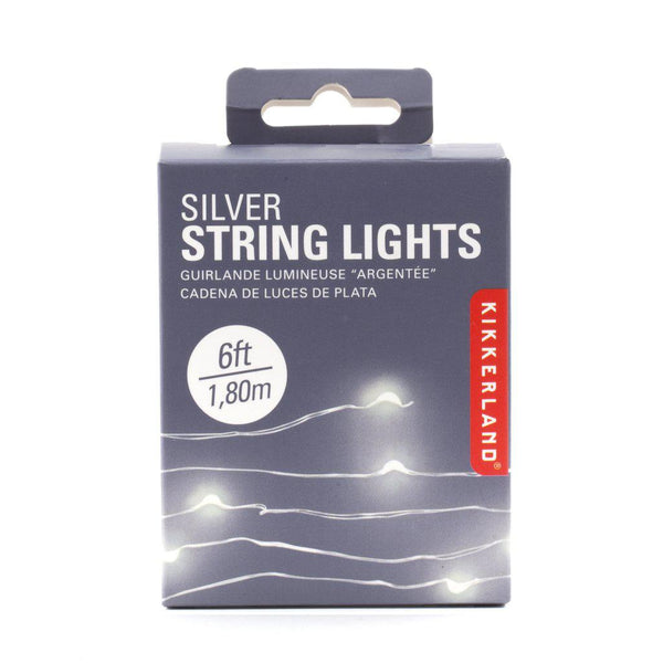 Beau Monde Kikkerland White Silver Micro Fairy Lights