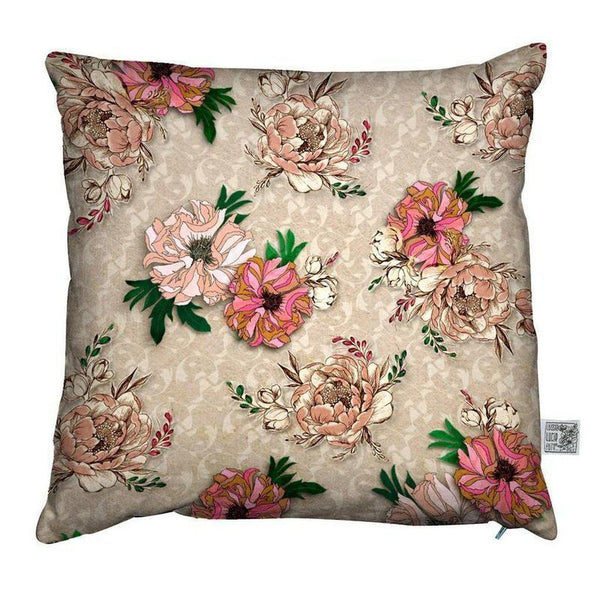 Beau Monde Laissez Lucie Faire Chihiro Pink Floral Cushion Cover