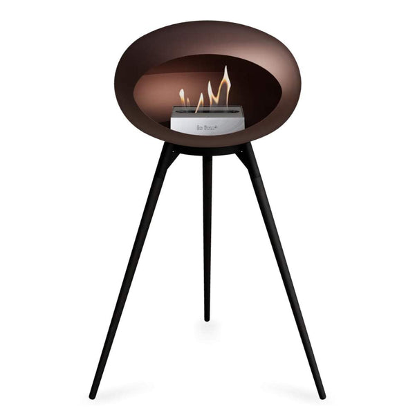 beau monde Le Feu Dome Ground High Bio Ethanol Fireplace In Mocca