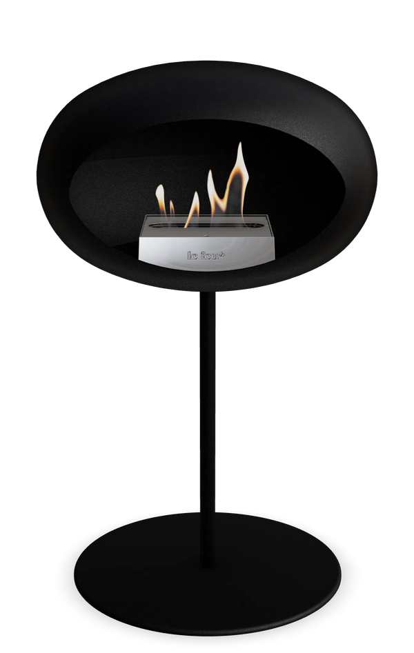 Beau Monde Le Feu Dome Ground Low Steel Bio Ethanol Fireplace