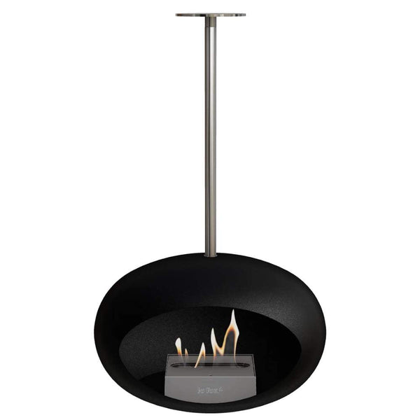 beau monde Le Feu Dome Sky Bio Ethanol Fireplace In Black