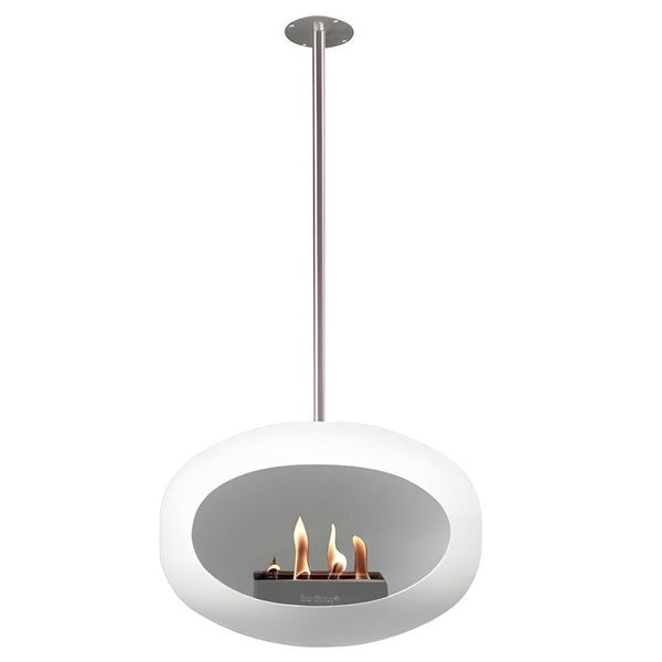 Beau Monde Le Feu Dome Sky Bio Ethanol Fireplace - White