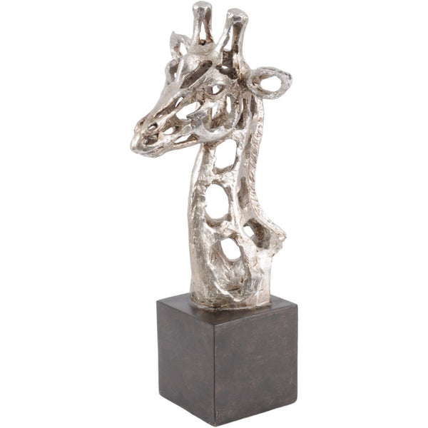 beau monde Libra Interiors Addo Abstract Giraffe Head Sculpture