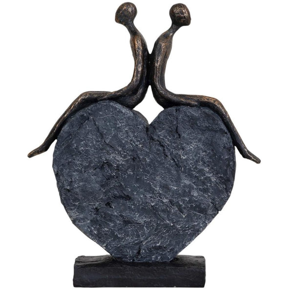 beau monde Libra Interiors Couple's Love Heart Sculpture