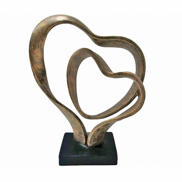 beau monde Libra Interiors Forever Together Double Heart Sculpture