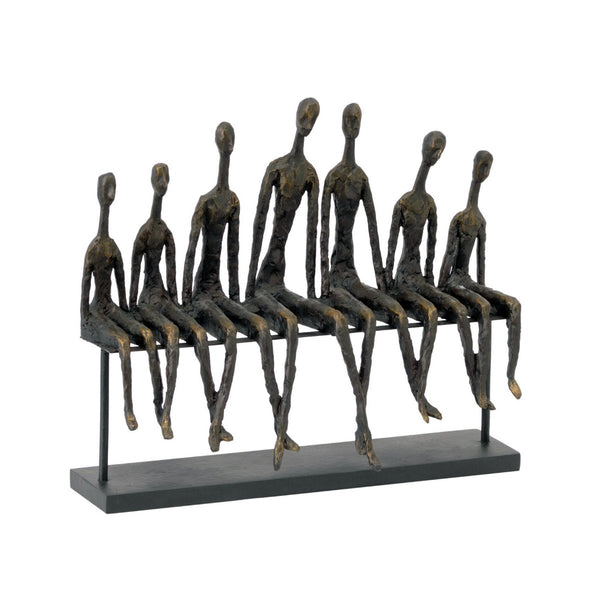 Beau Monde Libra Interiors Friendship Bench Sculpture