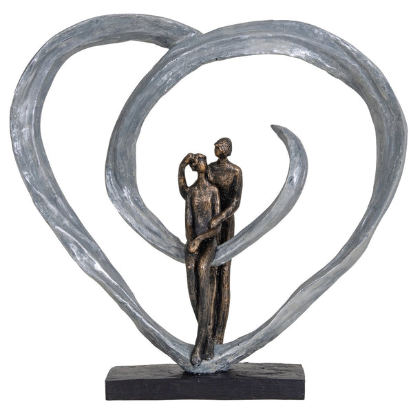 Beau Monde Libra Interiors Love Sculpture In Circular Heart