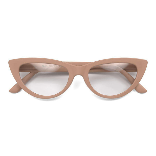 beau monde London Mole Naughty Blue-Blockers Glasses Soft Matte Pink