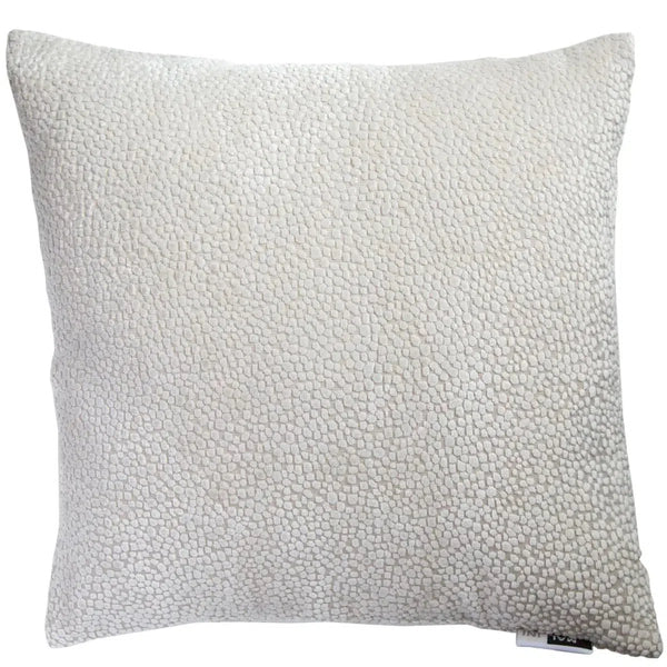 Beau Monde Malini Bingham Cut Velvet Cushion In Cream