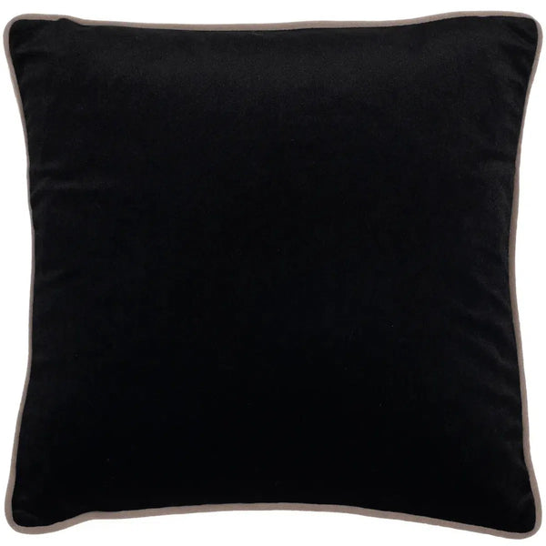 beau monde Malini Paul Moneypenny Twofaced Cushion In Black