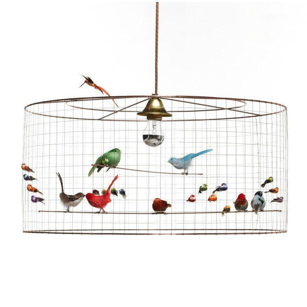 beau monde Mathieu Challieres La Voliere Birdcage Pendant Lamp 66cm