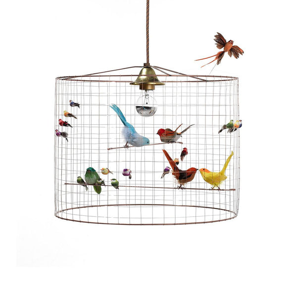 beau monde Mathieu Challieres La Voliere Birdcage Pendant Lamp 45cm