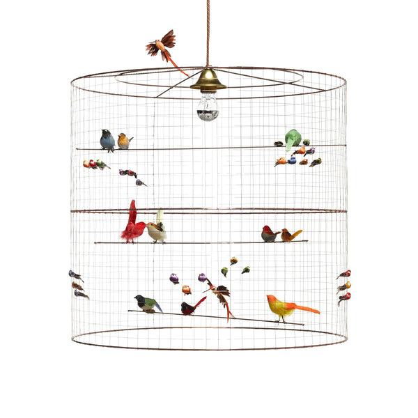 beau monde Mathieu Challieres La Voliere Large Two Tier Pendant Lamp