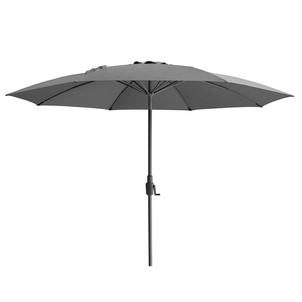 beau monde Maze Charcoal Grey Capri 2.7M Round Parasol