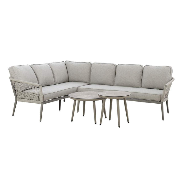 Beau Monde Maze Cool Linen Monaco Large Corner Sofa