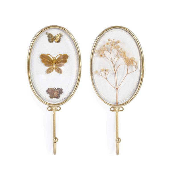 beau monde Mindy Brownes Floral Butterfly Wall Hanging Set