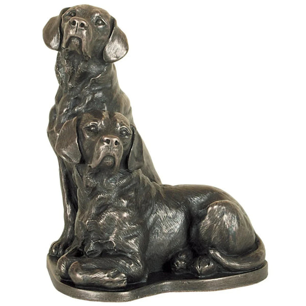 beau monde Mindy Brownes Pair of Labradors Sculpture