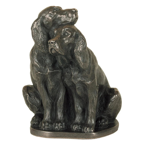 beau monde Mindy Brownes Pair of Spaniels Sculpture